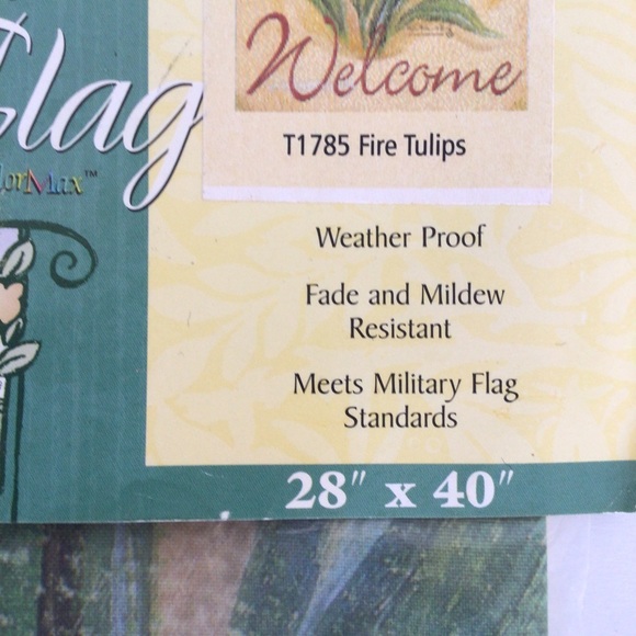 TOLAND HOME  AND GARDEN HOUSE FLAG NWT - Picture 4 of 8